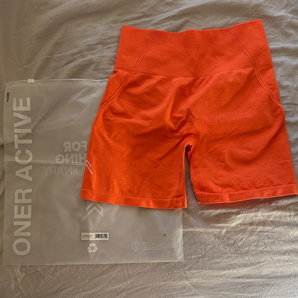 Effortless Seamless Shorts Tangerine - Oner Active